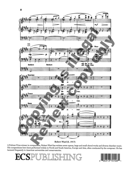 Would Ye Be Glad and Wise (Choral Score)