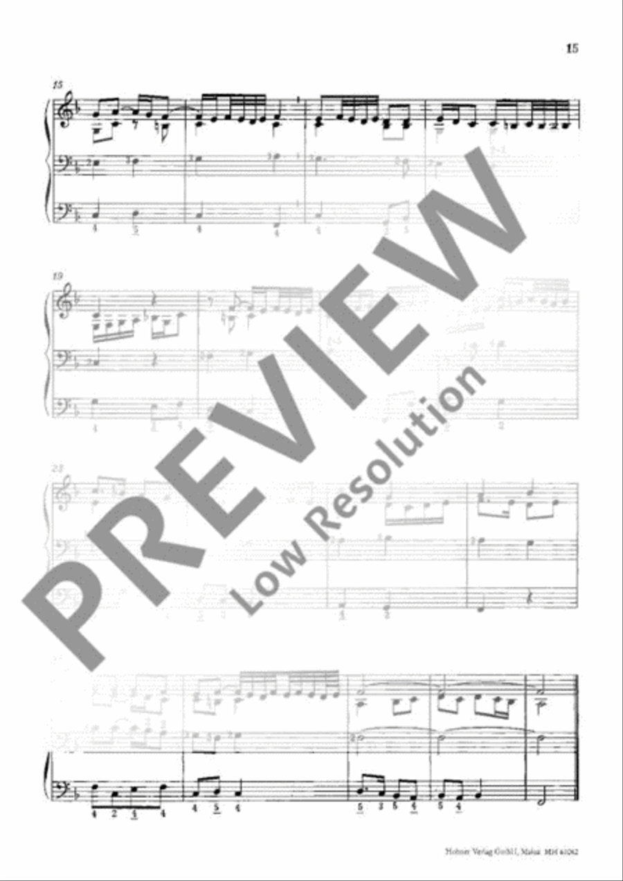 Polish Renaissance Music Accordion scores gallery preview page 16