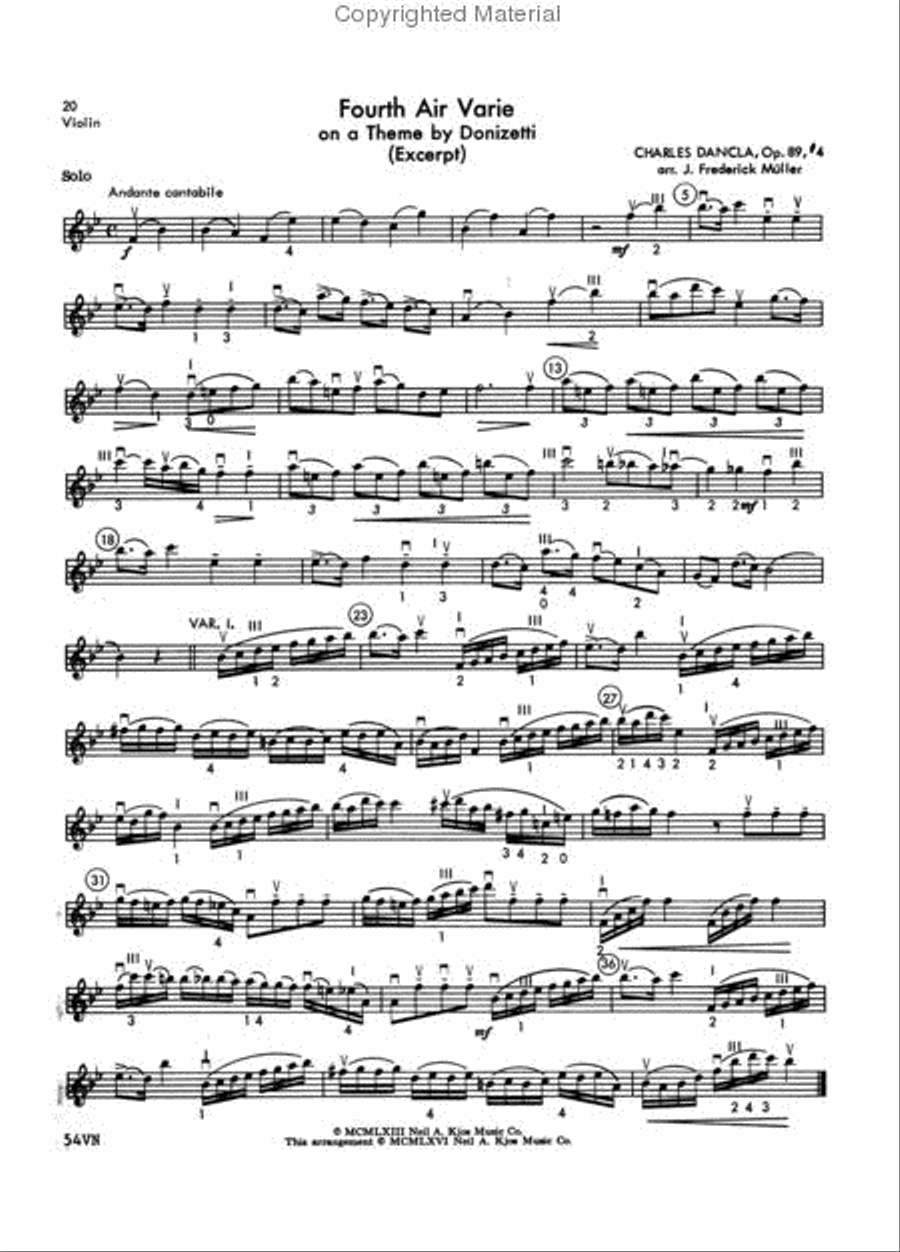 Muller-Rusch String Method Book 4 - Violin Chamber Orchestra scores gallery preview page 3