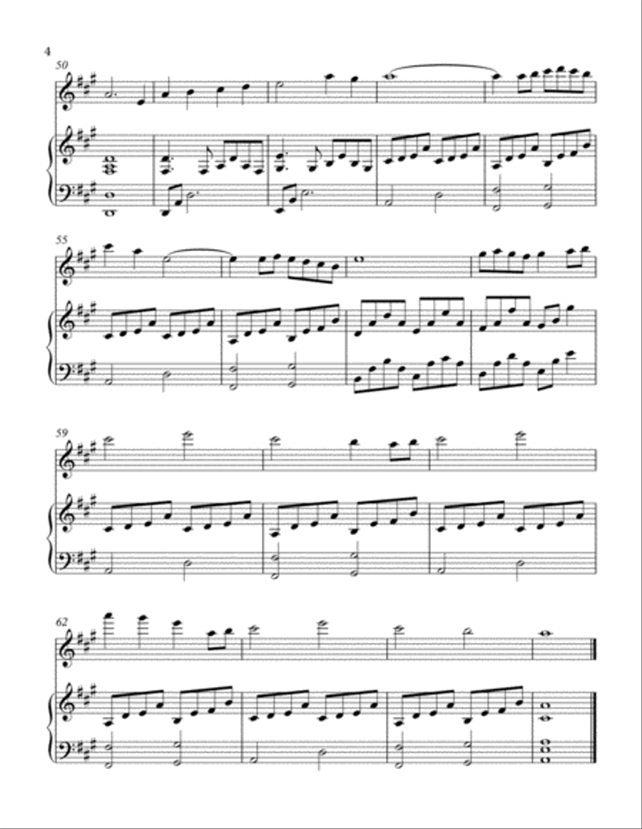 This is My Father's World (Flute and Piano) Flute Solo scores gallery preview page 5