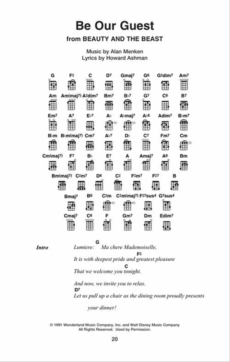 The Little Black Disney Songbook for Ukulele by Various