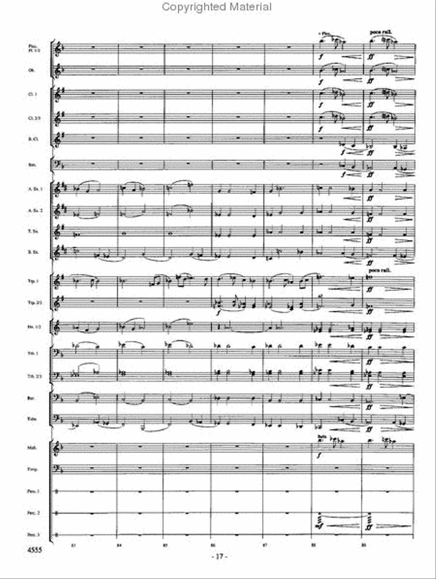 Beyond the Higher Skies Concert Band scores gallery preview page 16