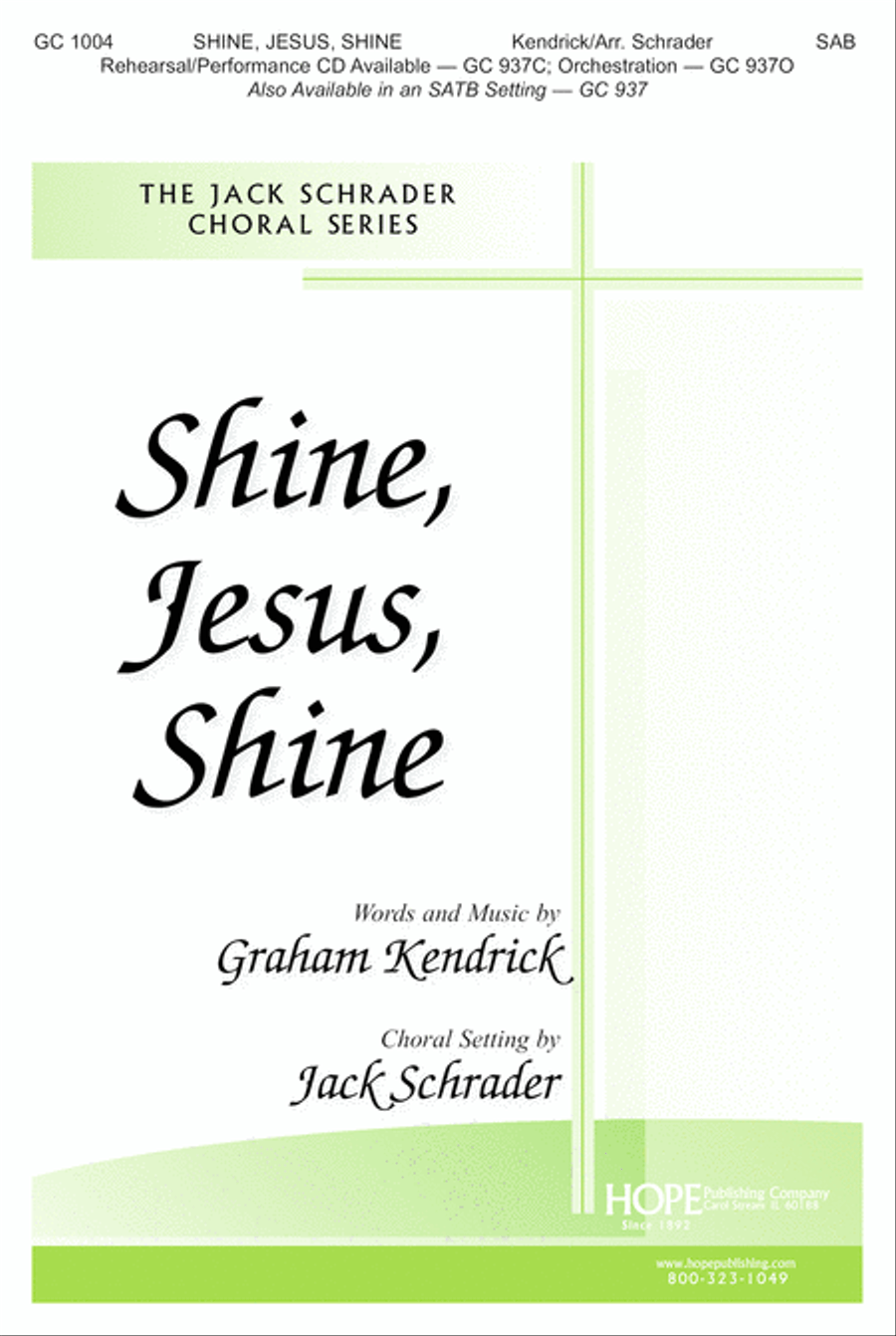 Shine, Jesus, Shine Shine, Jesus, Shine 4-Part scores gallery preview page 2