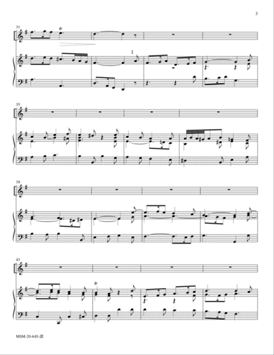 Pastorale Clarinet scores gallery preview page 3