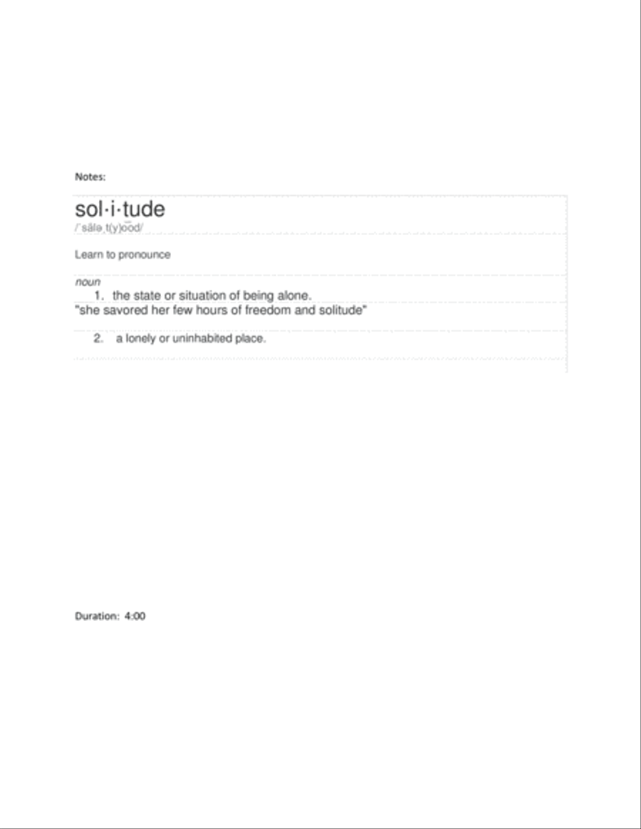 Solitude Trumpet Solo scores gallery preview page 3