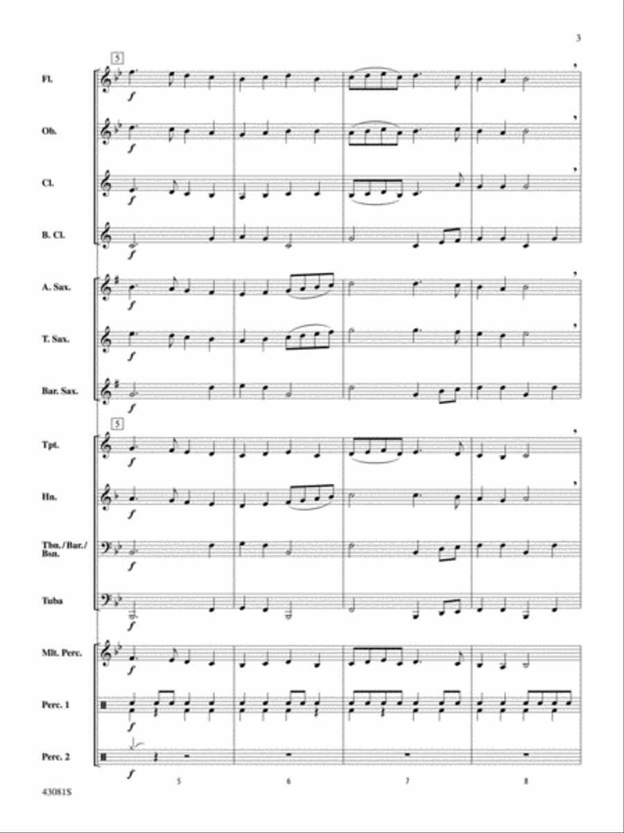 'Tis the Season to Be Jolly!: Score Concert Band scores gallery preview page 3