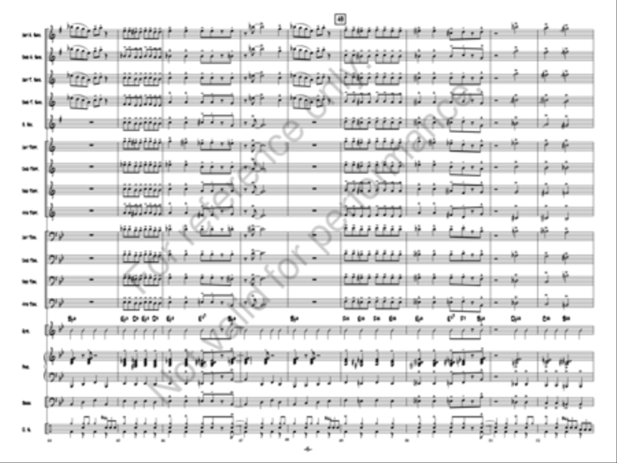 Bringin’ Down The House Bringin’ Down The House Jazz Ensemble scores gallery preview page 7