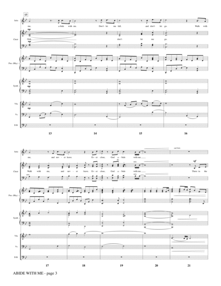 Abide with Me - Full Score