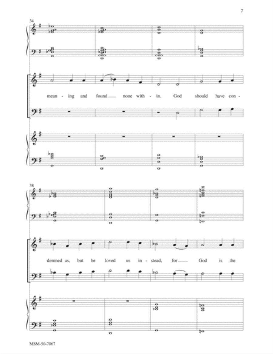 God Is the Lord of Everything 4-Part scores gallery preview page 6