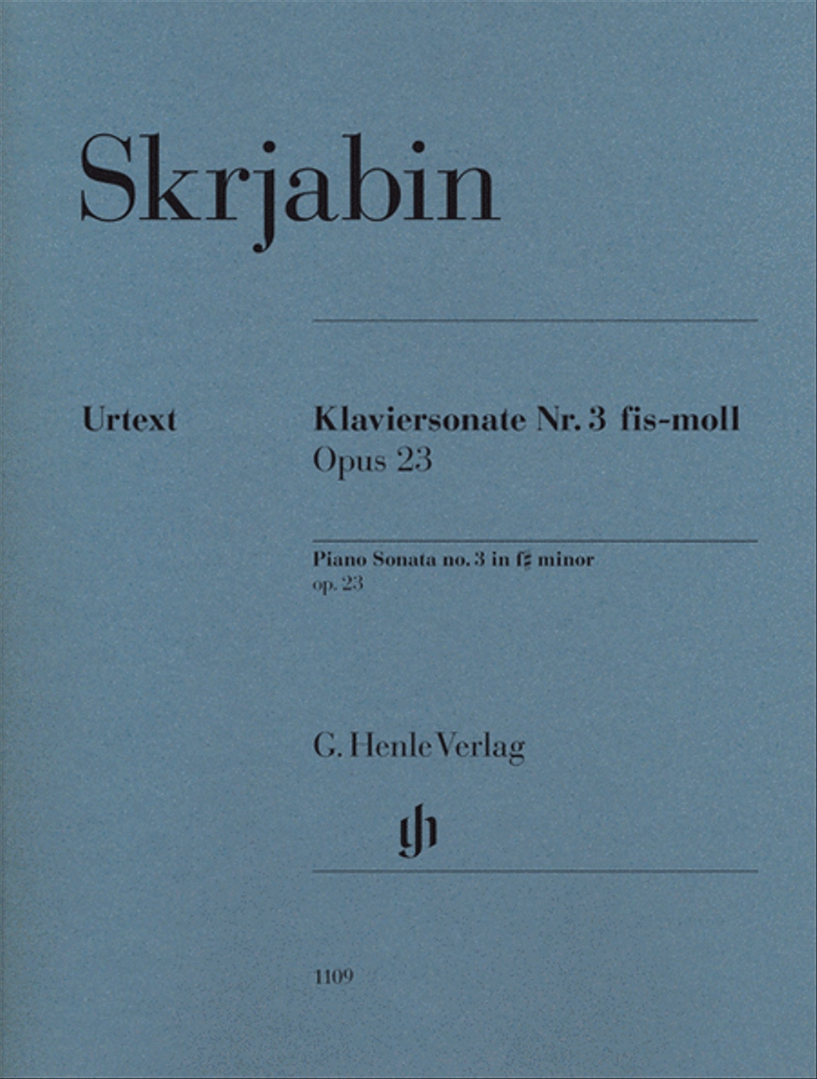 Piano Sonata No. 3 in F-sharp minor, Op. 23 Piano Solo scores gallery preview page 1