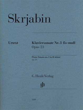 Book cover for Piano Sonata No. 3 in F-sharp minor, Op. 23