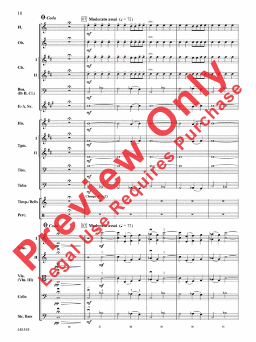 Romeo and Juliet Overture Full Orchestra scores gallery preview page 38