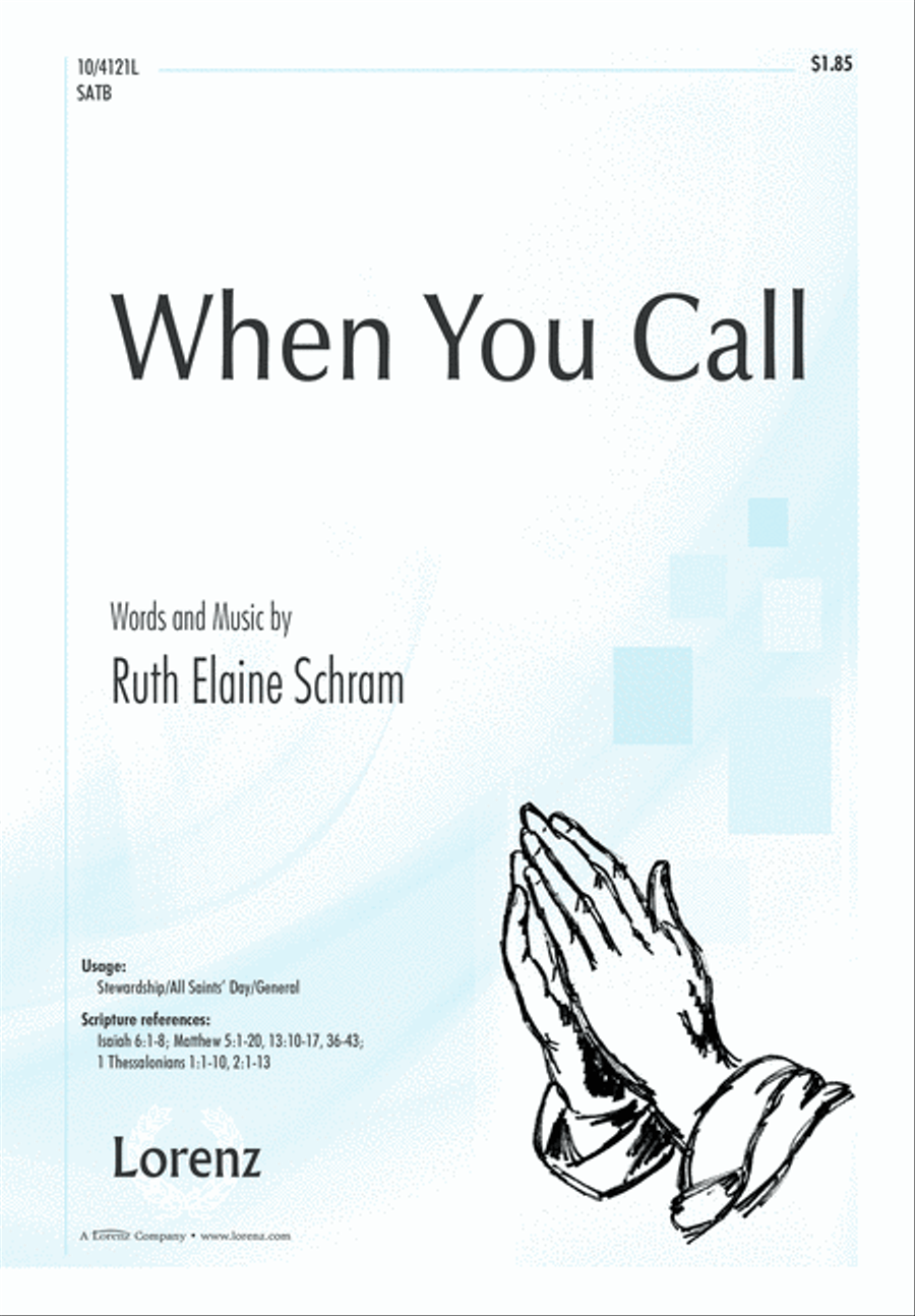 When You Call When You Call 4-Part scores gallery preview page 1