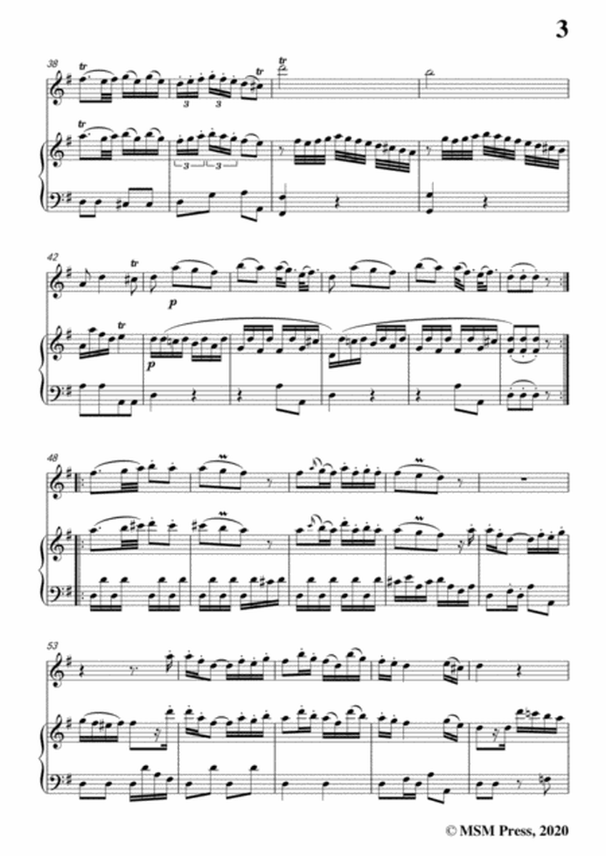 Bach,J.C.-Violin Sonata,in G Major,Op.16 No.2,for Violin and Piano image number null