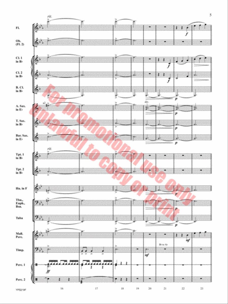 Trek to the Summit Concert Band scores gallery preview page 6