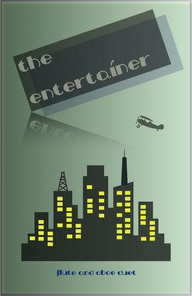 Book cover for The Entertainer by Scott Joplin, Flute and Oboe Duet