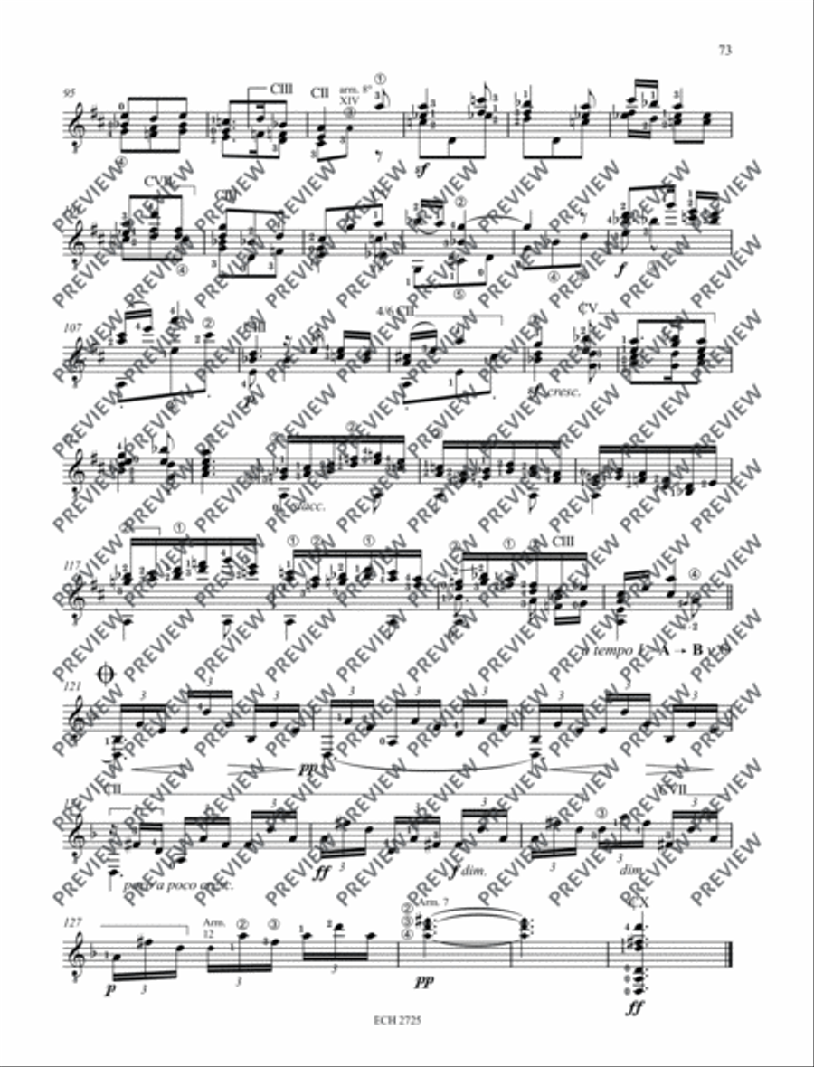 Torre bermeja Guitar scores gallery preview page 5