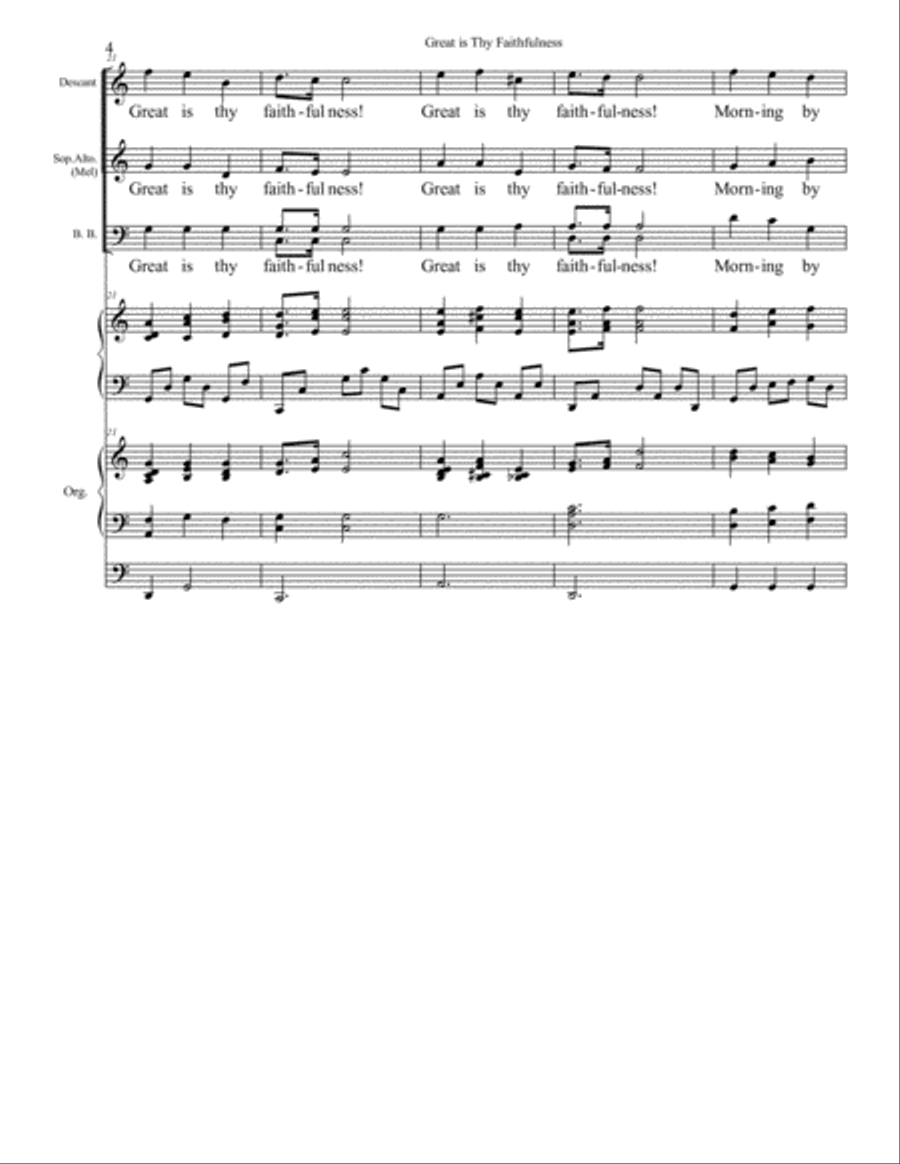 How Great Is Your Faithfulness Voice scores gallery preview page 4