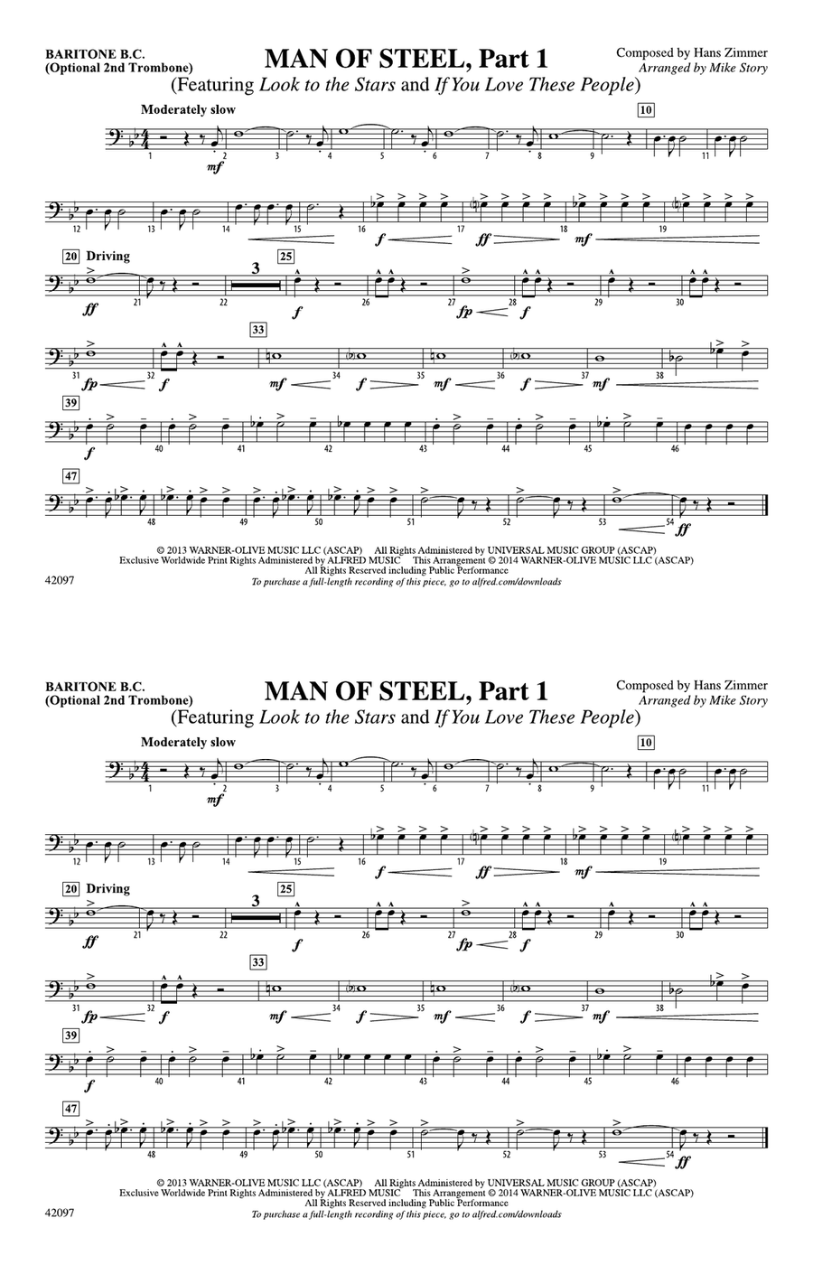Man of Steel, Part 1: Baritone B.C.