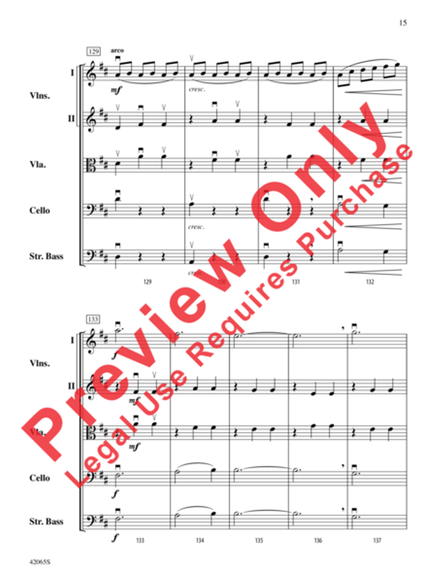 Les Patineurs String Orchestra scores gallery preview page 16