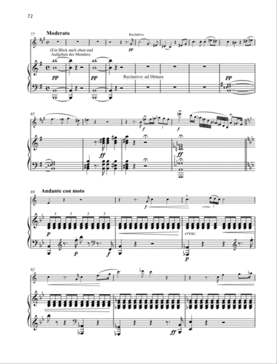 Sternenhelle Nacht Clarinet Solo scores gallery preview page 6
