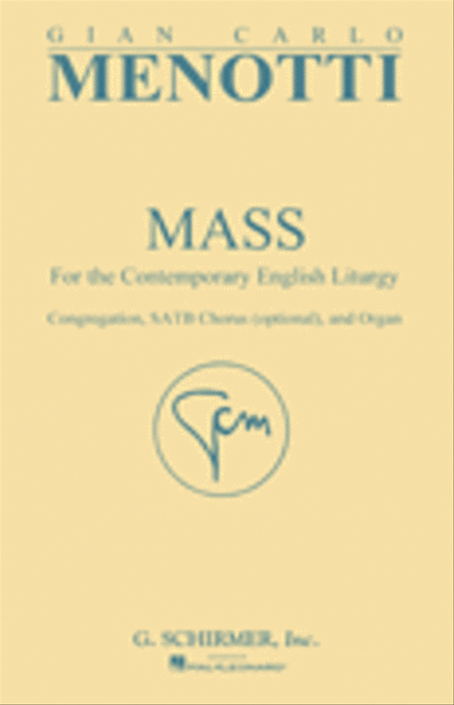 Mass for the Contemporary English Liturgy 4-Part scores gallery preview page 1