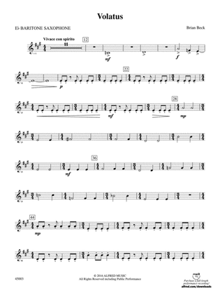 Volatus: E-flat Baritone Saxophone