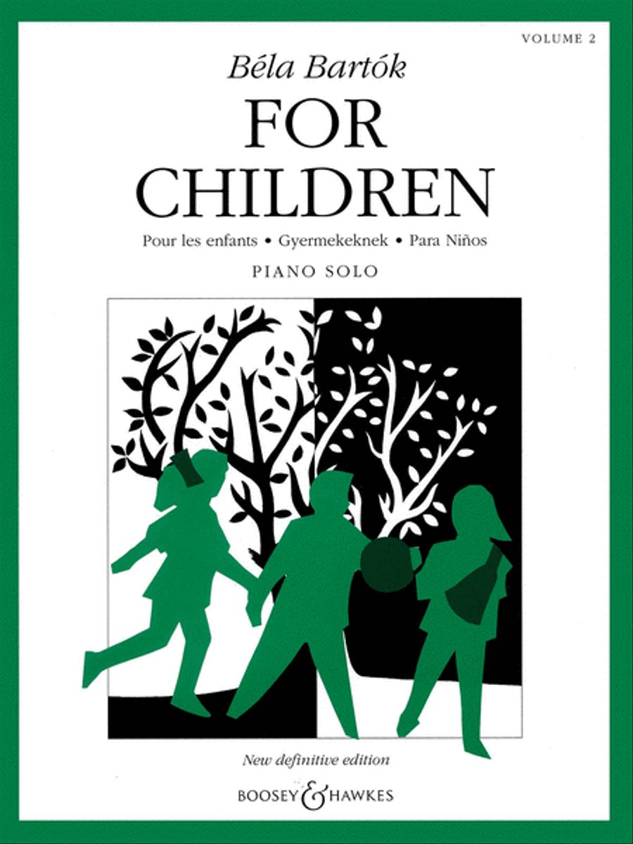 Bartók – For Children, Volume 2 Piano Solo scores gallery preview page 1