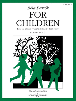 Book cover for Bartók – For Children, Volume 2