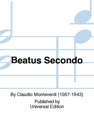 Book cover for Beatus Secondo
