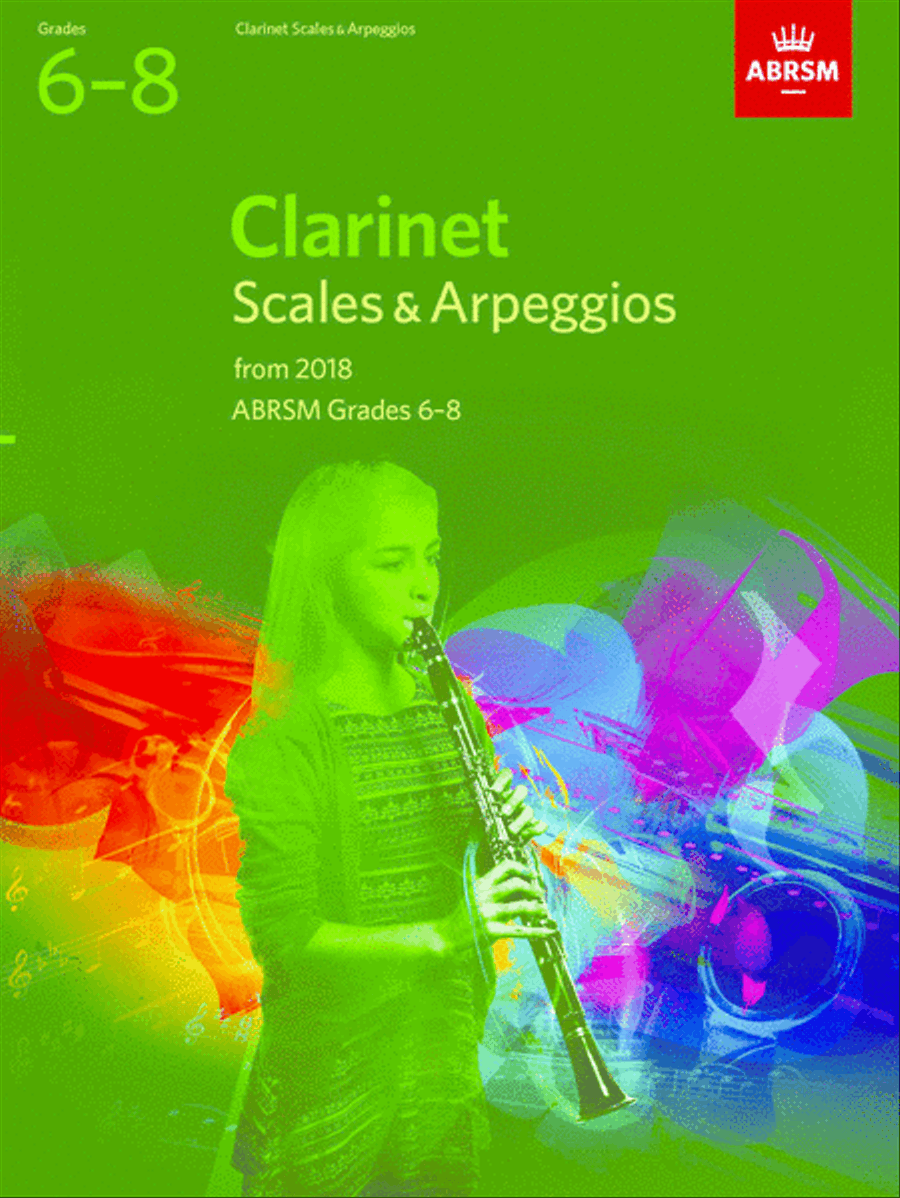 Clarinet Scales & Arpeggios, ABRSM Grades 6-8 Clarinet Solo scores gallery preview page 1