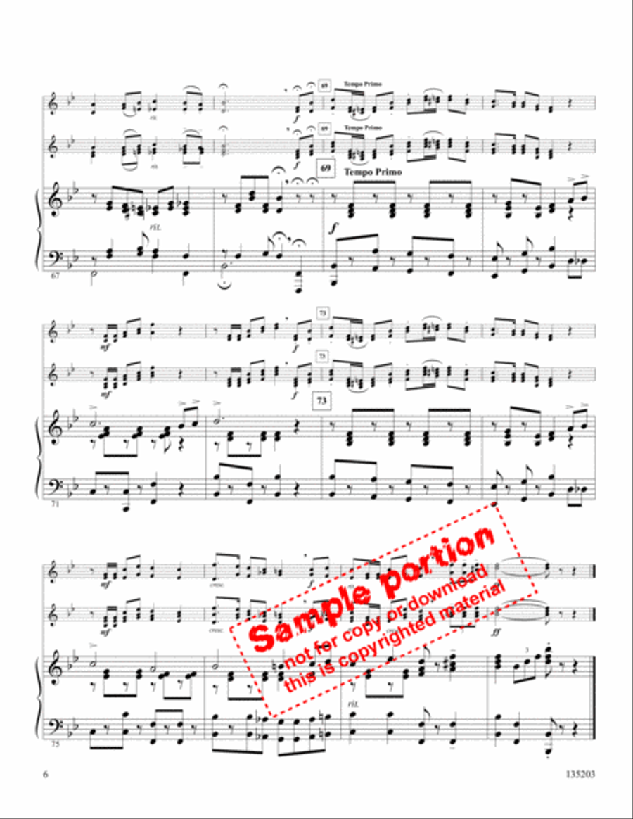 Power in the Blood Power in the Blood Brass Duet scores gallery preview page 5