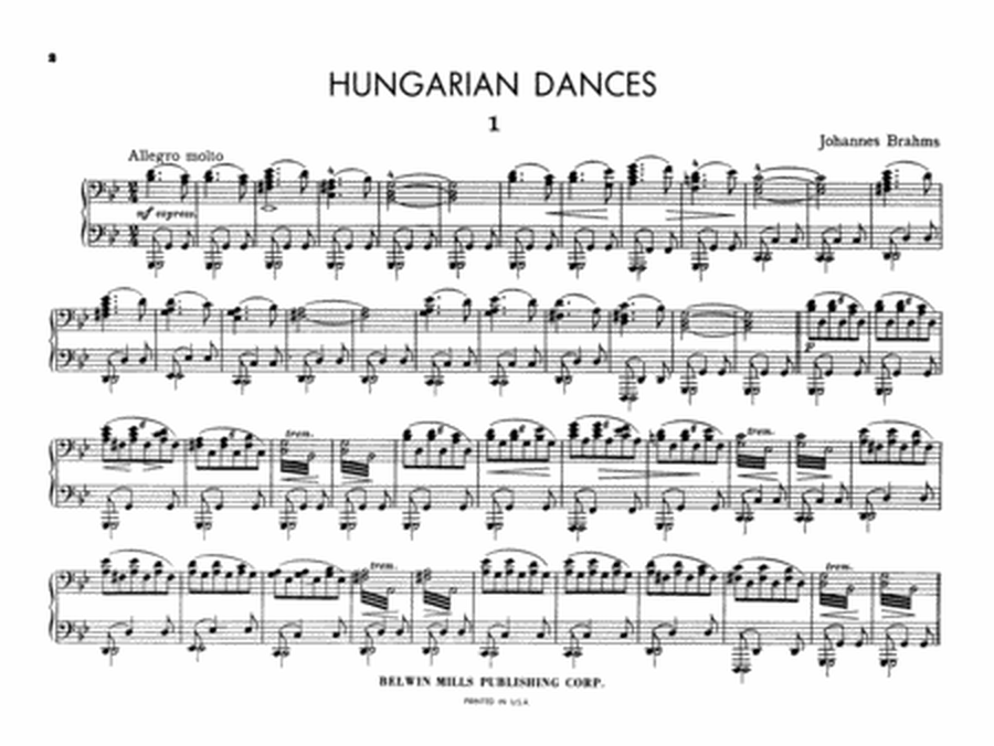 Hungarian Dances, Volume 1
