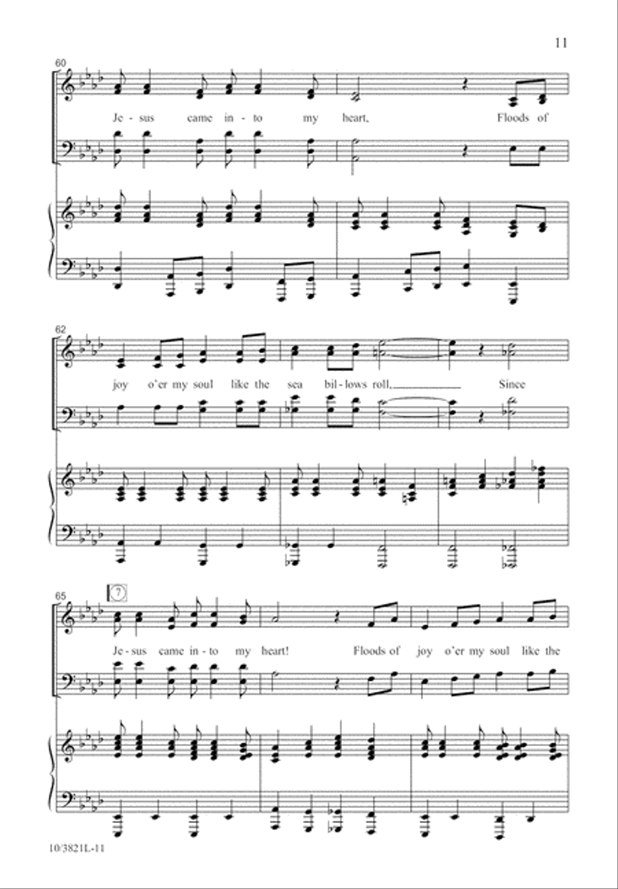 Joy Down in My Heart 4-Part scores gallery preview page 12