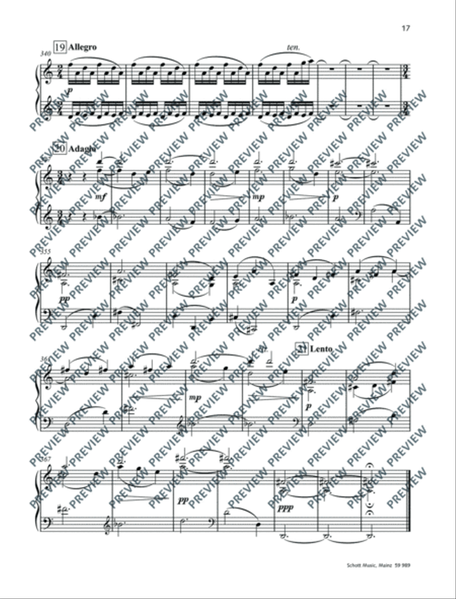 Castillo Interior Piano Solo scores gallery preview page 18