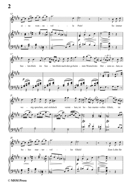 Schubert-Der Morgenkuss(nach einem Ball),in E Major,D.264,for Voice and Piano image number null