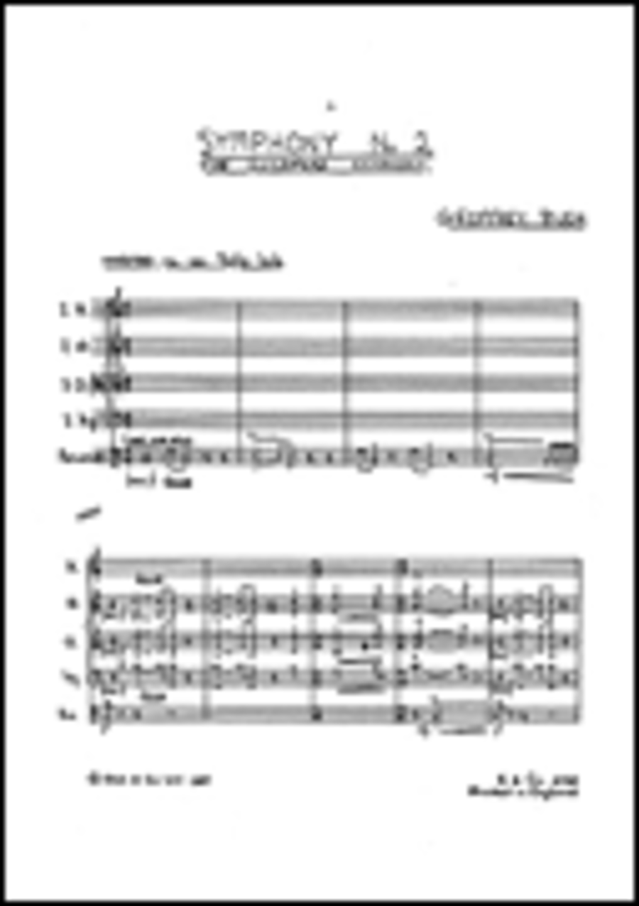 Geoffrey Bush: Symphony No.2 (Score) Orchestra scores gallery preview page 1