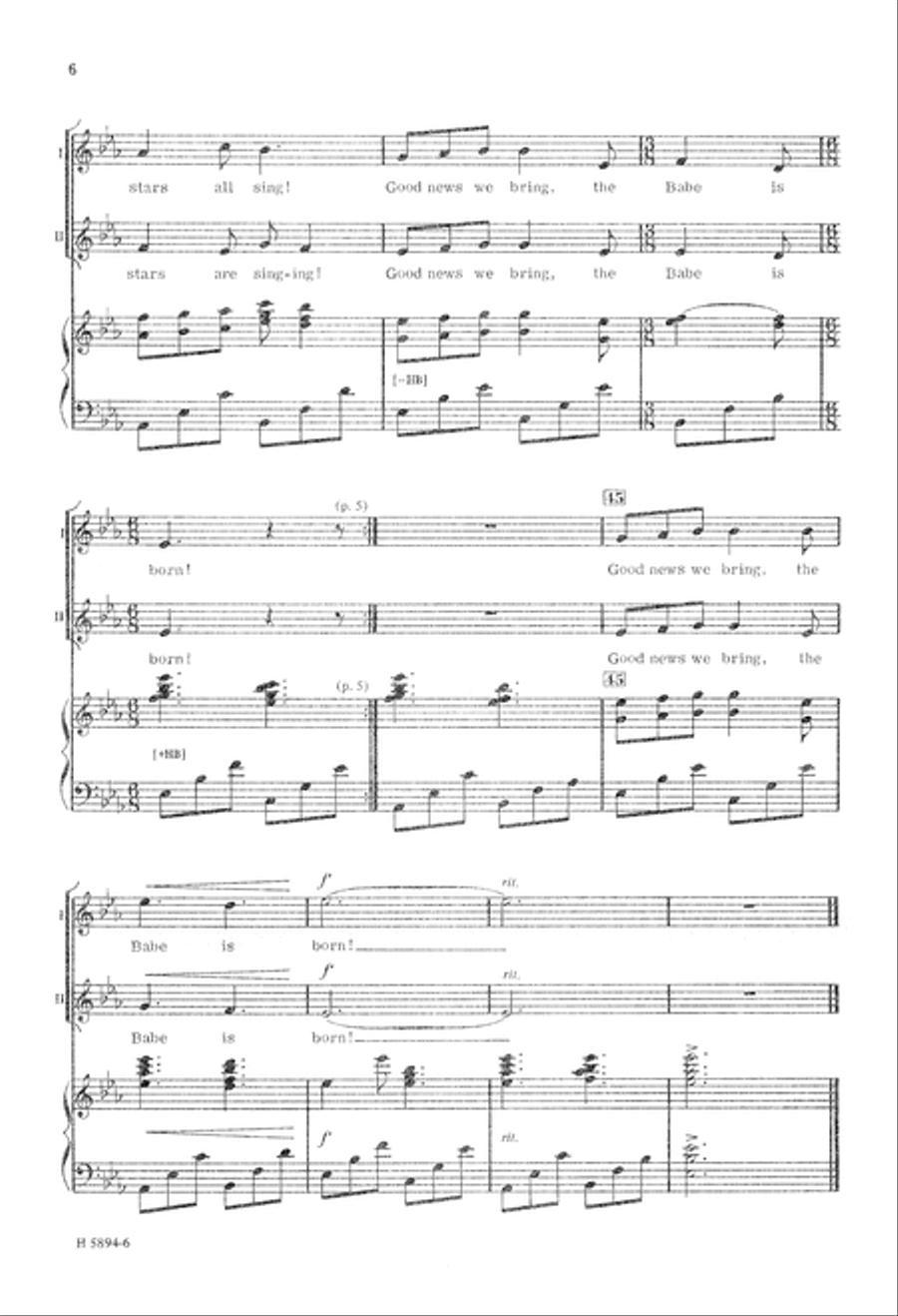 Joyfully Sing Noel 2-Part scores gallery preview page 7