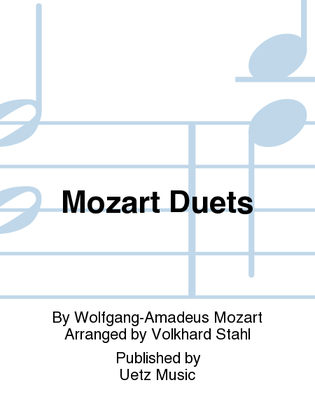Book cover for Mozart Duets