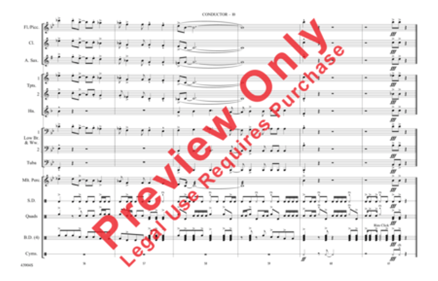 Rock and Roll Marching Band scores gallery preview page 11