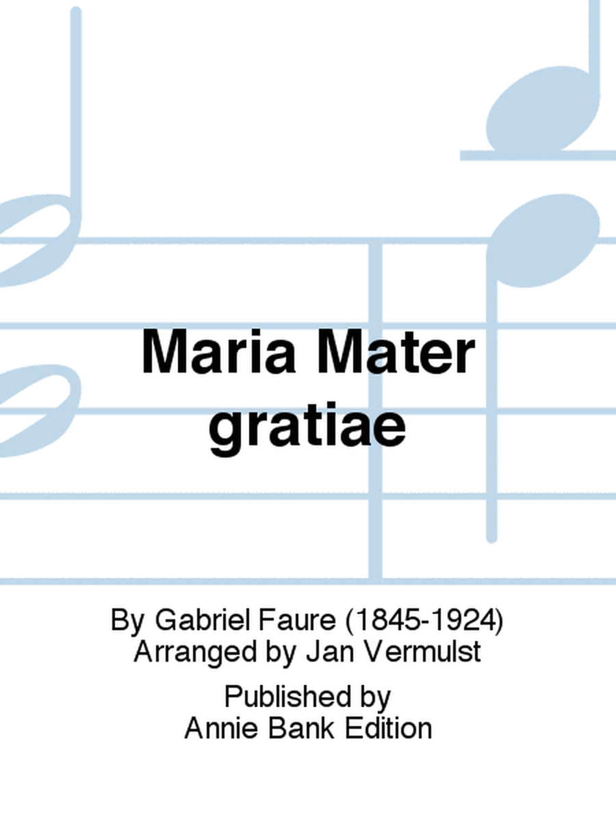 Maria Mater gratiae