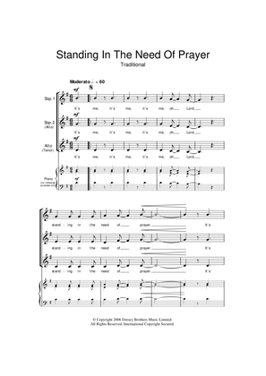 Standing In The Need Of Prayer (arr. Barrie Carson Turner)