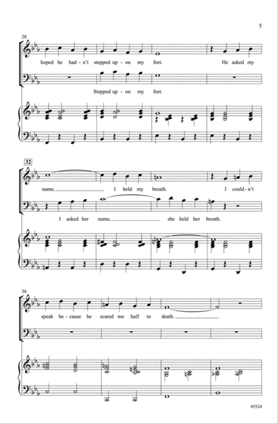 A Tribute to Judy Garland Choir scores gallery preview page 4