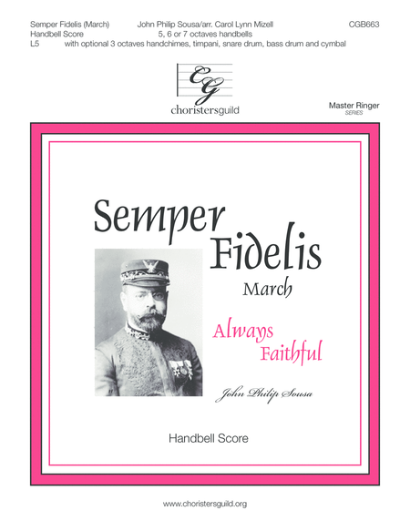 Semper Fidelis (March) - Handbell Score image number null