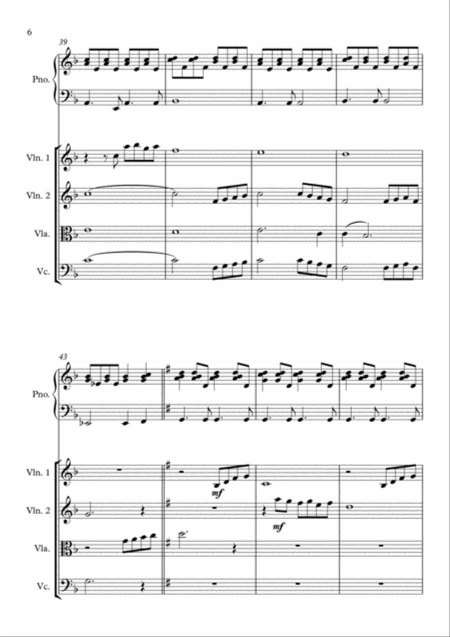 Beauty And The Beast Beauty And The Beast String Orchestra scores gallery preview page 6