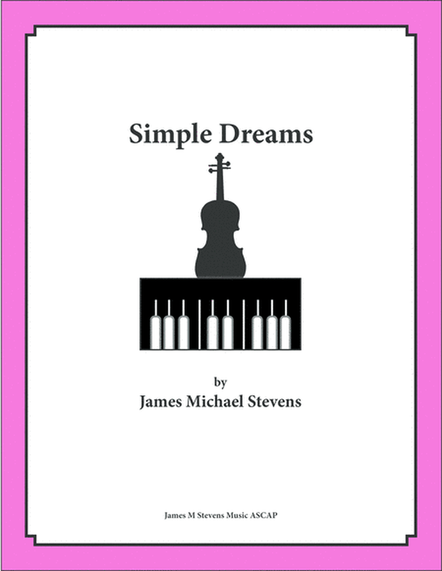 Simple Dreams - Violin & Piano image number null