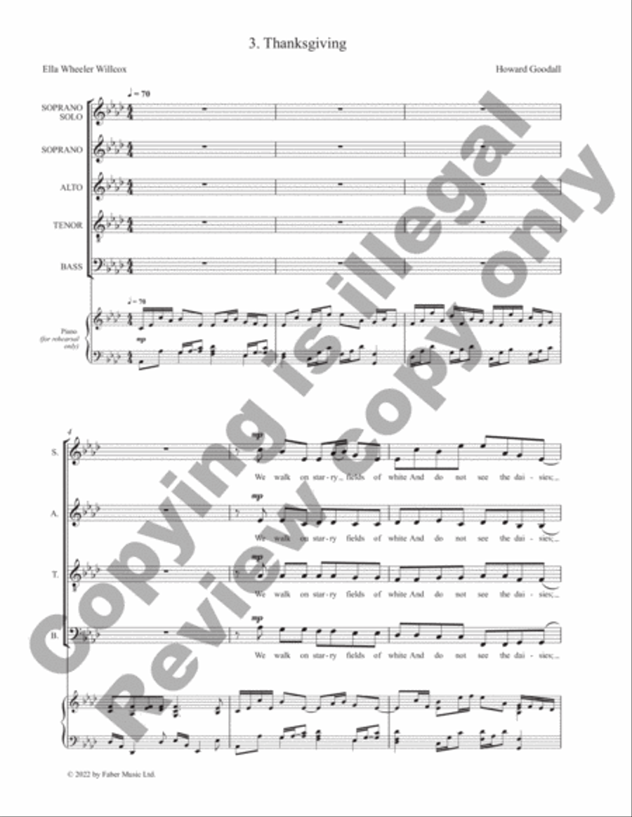 Unconditional Love (Vocal Score) 4-Part scores gallery preview page 14