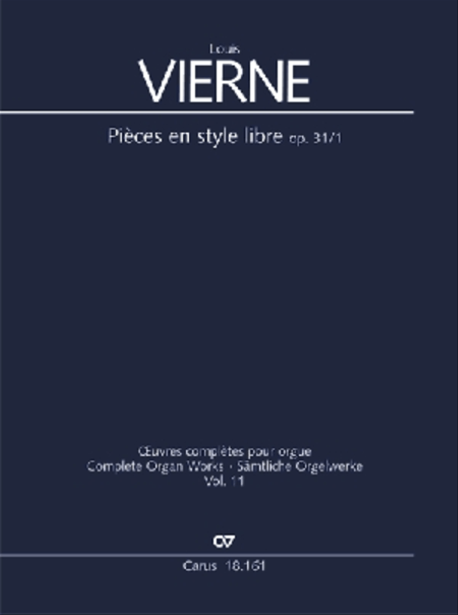 Pieces en style libre I Organ scores gallery preview page 1