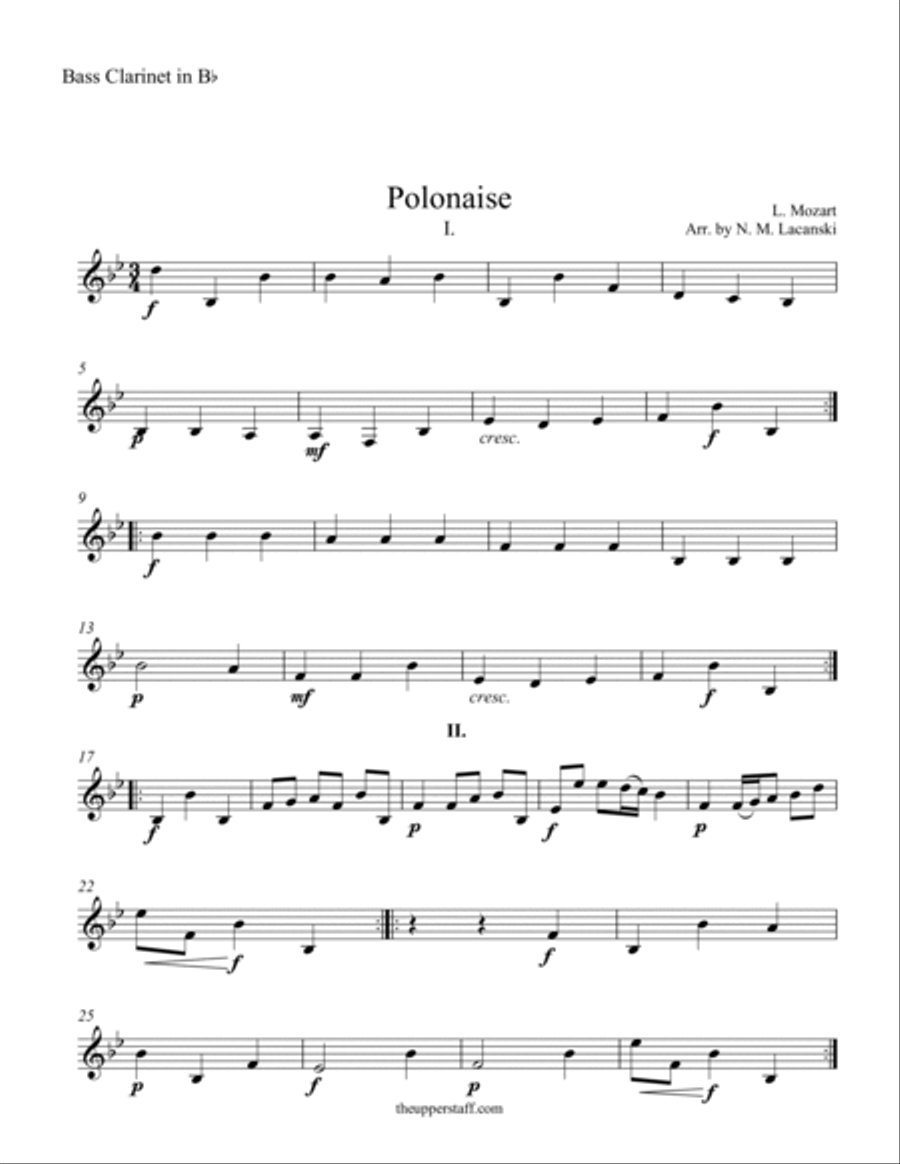 Polonaise Woodwind Quartet scores gallery preview page 4