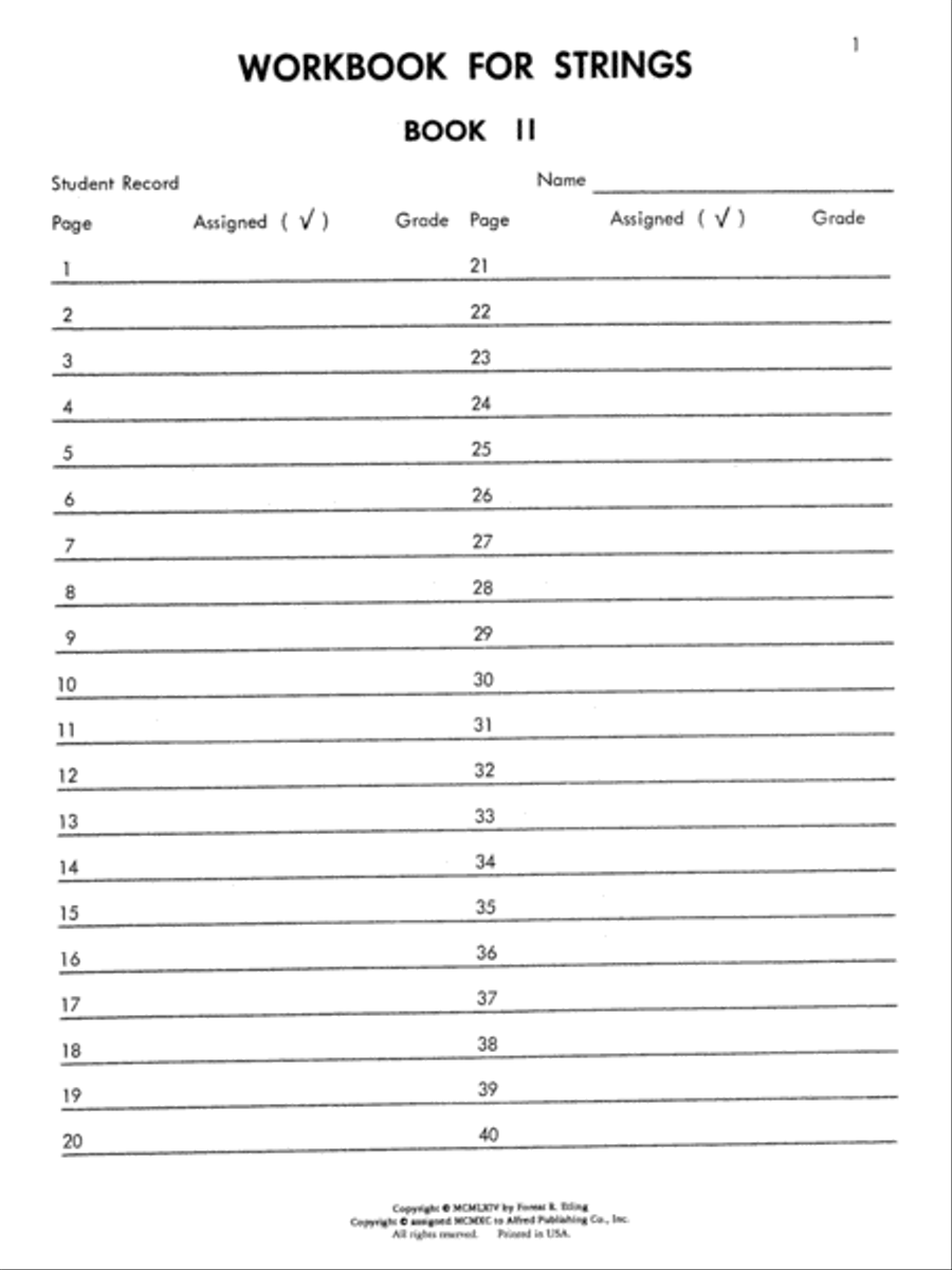 Workbook for Strings, Book 2 Chamber Orchestra scores gallery preview page 5